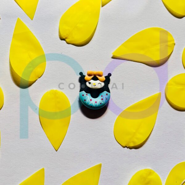 Black Blue Donut Eraser