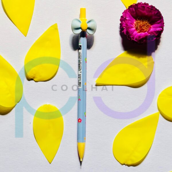 Blue Yellow Bow Pencil