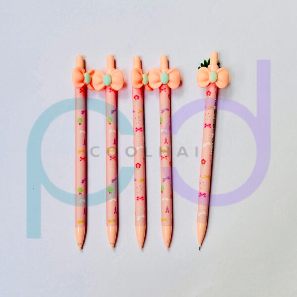 Peach Bow Pencil - Image 2