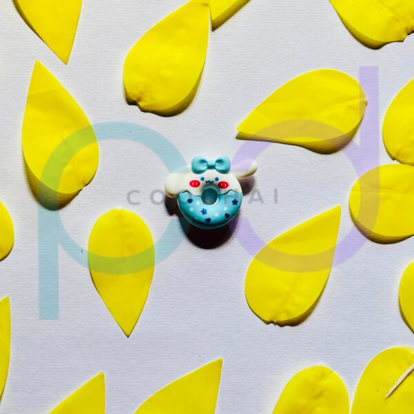 White Blue Donut Eraser