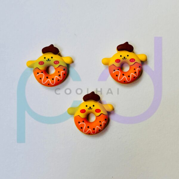 Yellow Orange Donut Eraser - Image 3