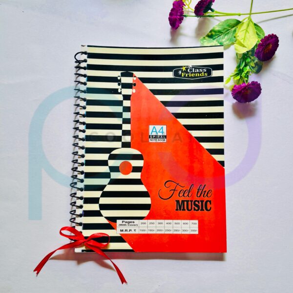 Spiral Unruled A4 Notebook - Image 3